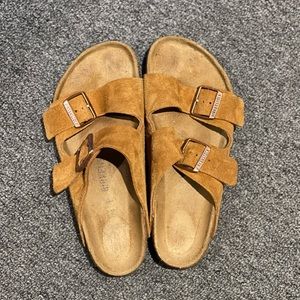 Birkenstock Arizona Soft Footbed Suede Leather